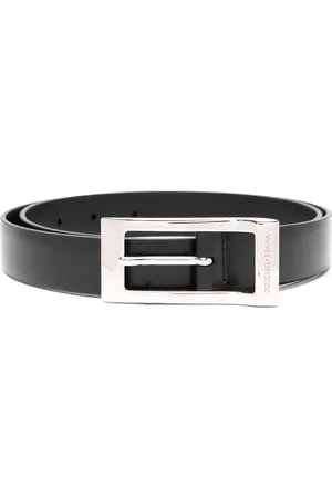 Dolce & Gabbana Brushed-leather belt