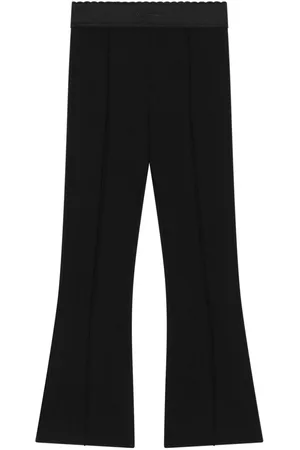Dolce & Gabbana Logo-embroidered flared pants