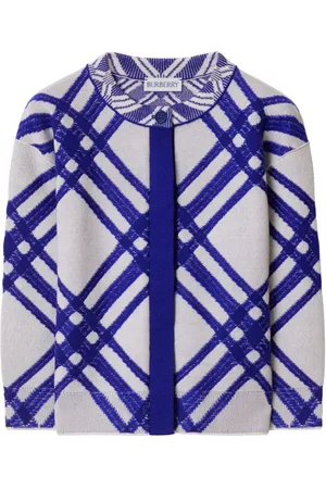 Burberry Checkered wool-blend cardigan