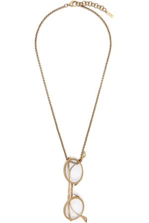 Moschino Glasses-pendant necklace