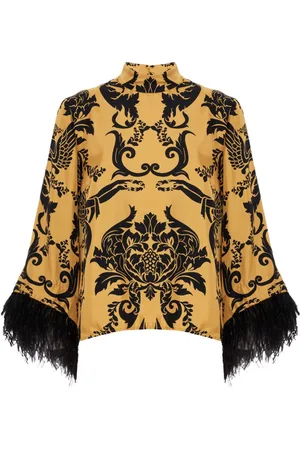 La DoubleJ Make An Exit (With Feathers) top