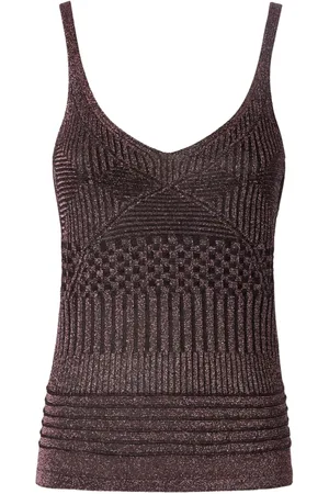 Missoni Metallic knitted tank top