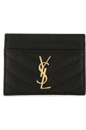 Saint Laurent Monogram quilted card holder