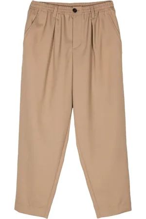 Marni Drawstring-waist virgin-wool trousers