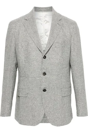 ELEVENTY Houndstooth-pattern blazer