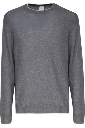 ELEVENTY Contrast-trim wool jumper
