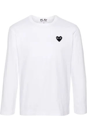 Comme des Garçons Heart-patch cotton T-shirt