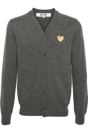 Comme des Garçons Mélange-effect wool cardigan