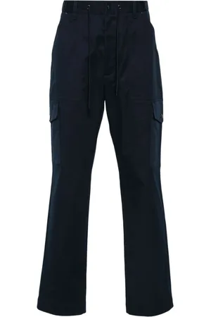 Moncler Logo-patch straight-leg trousers