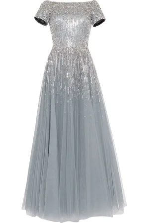 Jenny Packham Lyra crystal-embellished gown