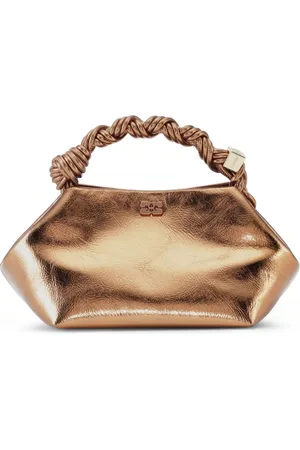 Ganni Small Bou metallic cross body bag