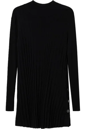 Twin-Set Pleated button-detail jumper