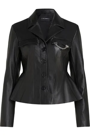 Karl Lagerfeld KL Studio leather blazer