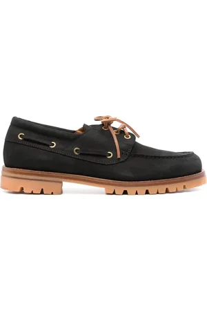 ELEVENTY Nubuck boat shoes