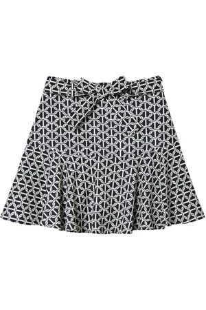 Twin-Set Crêpe de Chine printed trouser-skirt