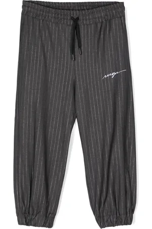 Msgm Logo-embroidered trousers