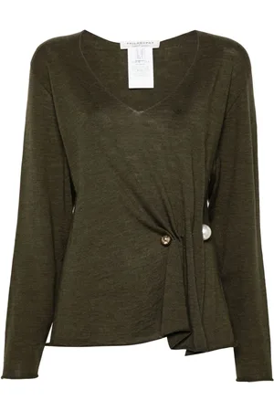 Serafini Faux-pearl detailed sweater