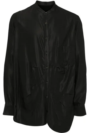 ZIGGY CHEN Collarless shirt