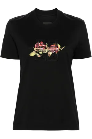 Givenchy 4G lace cotton T-shirt