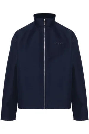 Gucci Embroidered-logo jacket