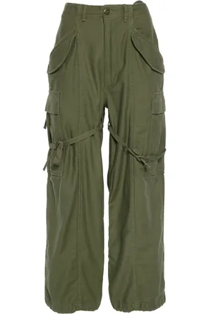 R13 Cotton cargo trousers