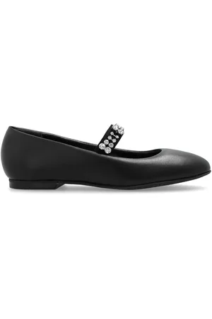 Casadei Crystal-embellished ballerina shoes
