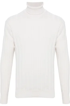 LARDINI Ribbed-knit sweater