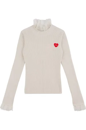 PHILOSOPHY DI LORENZO SERAFINI Logo-embroidered knit top