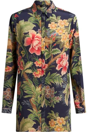 Etro Floral-print silk shirt
