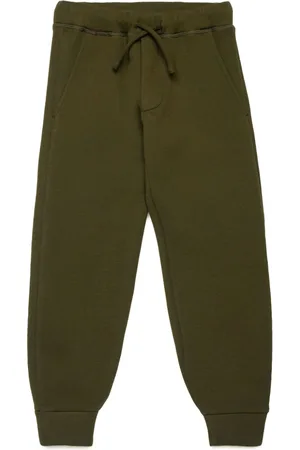 Dsquared2 Tapered-leg cotton track pants