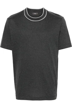 PESERICO SIGN Contrasting-collar T-shirt