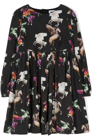 Molo Cocos Flying Pegasus-print dress