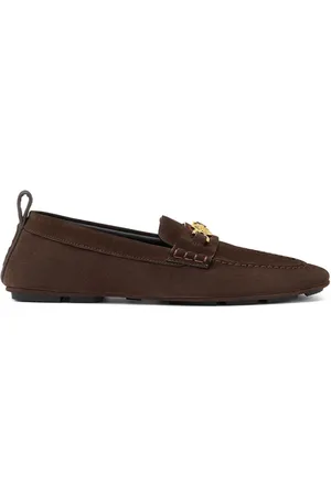 VERSACE Villa suede loafers