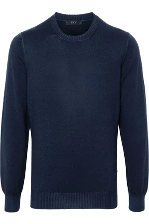 FAY Logo-embroidered sweater