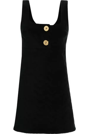 Patou Quilted cotton mini dress