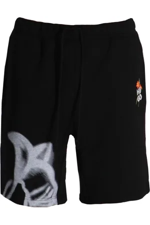 HUGO BOSS Floral embroidery shorts
