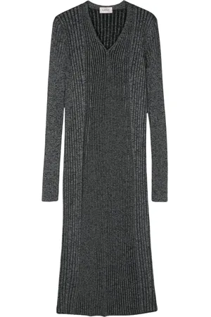 MRZ Ribbed-knit midi dress