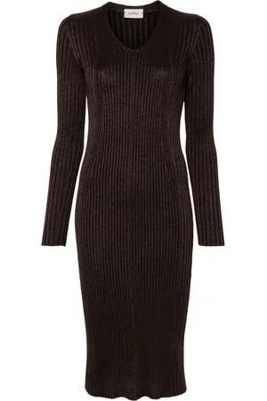 MRZ Ribbed-knit midi dress