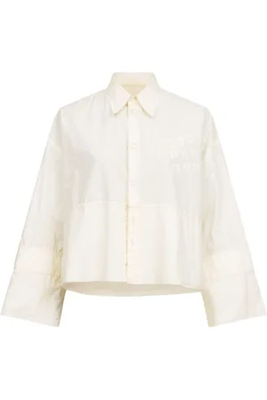 Maison Margiela Logo-print poplin shirt