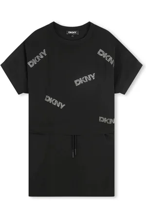 DKNY Silver-embellishment shirt dress