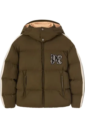 Palm Angels Monogram down hooded jacket