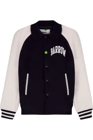BARROW Logo-print varsity jacket