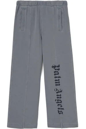 Palm Angels Logo-print cotton track pants