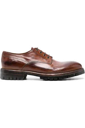 ELEVENTY Leather derby shoes