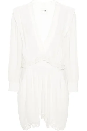 Marant Etoile Felie lace-trim dress