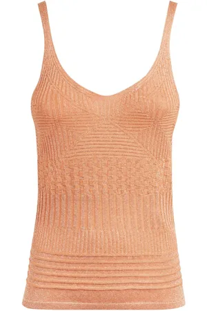 Missoni Metallic knitted tank top