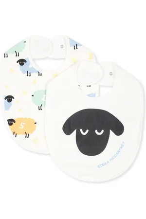Stella McCartney Graphic-print bibs (set of two)