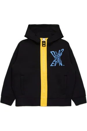 Dsquared2 Logo-print zipped hoodie
