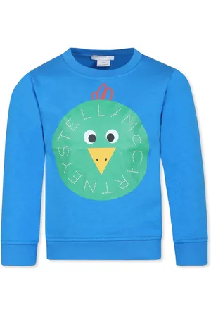 Stella McCartney Logo-chicken-print organic cotton sweatshirt