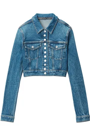 Alexander Wang Shrunken denim jacket